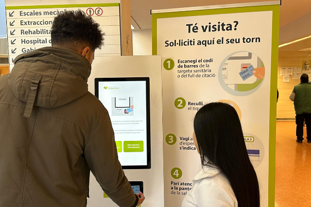 Nuevo sistema de aviso y recepción de pacientes en el Hospital de l'Esperit Sant