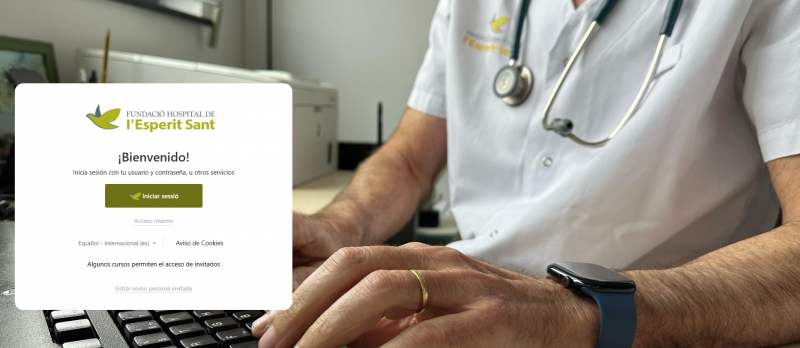 L’Hospital posa en marxa un nou Campus Virtual per impulsar la formació contínua dels professionals