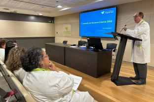 El Director Gerent, Vicenç Perelló, obrint l'acte