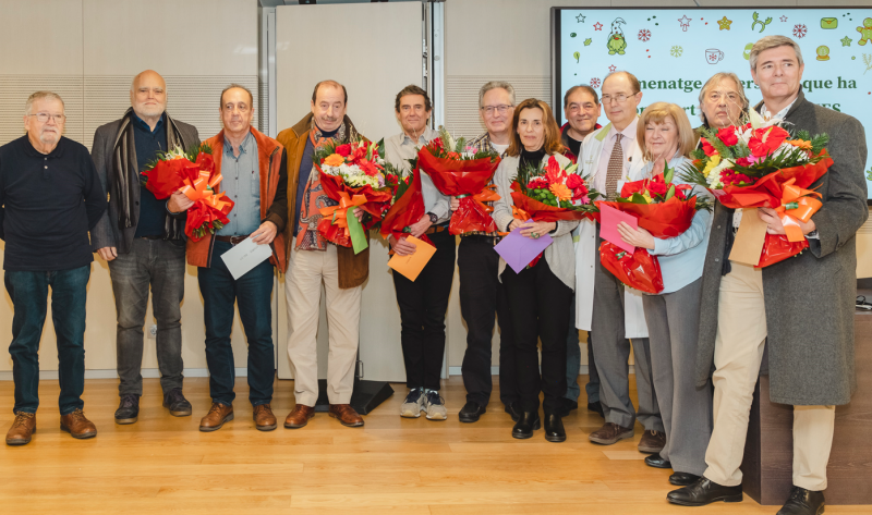 Celebramos la Navidad con el tradicional homenaje a los profesionales jubilados durante el 2024