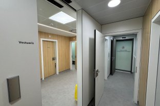 El nuevo espacio de vestuarios del Bloque Quirúrgico